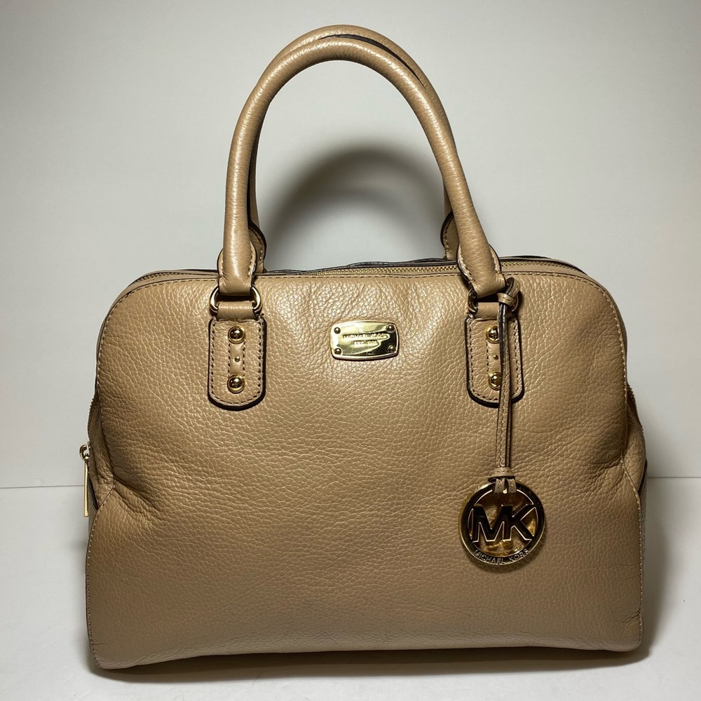 Michael Michael Kors Beige Leather Bag